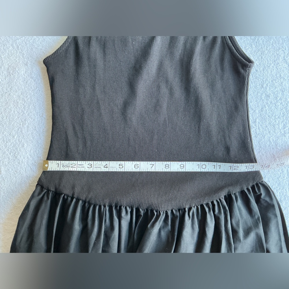 ASOS Black Sleeveless Mini Dress Sz M - Picture 12 of 13